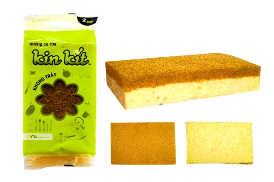 Dụng cụ cọ rửa chống trầy.