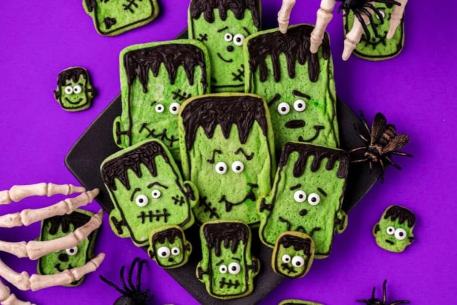 Frankenstein Cookies