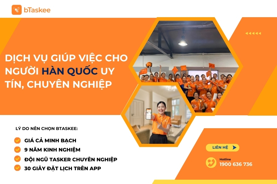 Giúp việc cho người Hàn Quốc