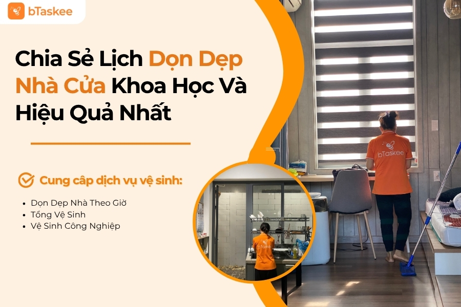 lịch dọn dẹp nhà cửa