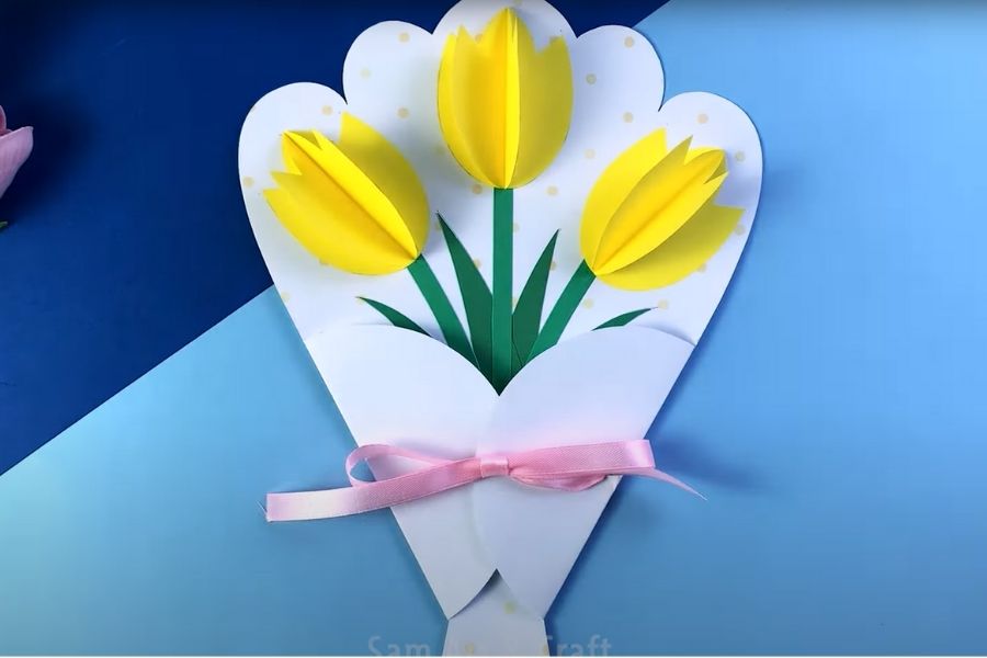 Mẫu Thiệp 20/11 Đơn Giản, Dễ Làm Dành Cho Học Sinh Tiểu Học - mẫu 1