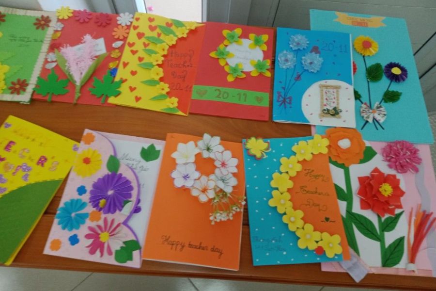 Mẫu Thiệp 20/11 Đơn Giản, Dễ Làm Dành Cho Học Sinh Tiểu Học - mẫu 6