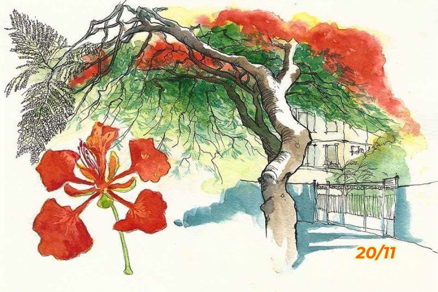 Mẫu Thiệp 20/11 Được Thiết Kế Online Đẹp Mắt - mẫu 5