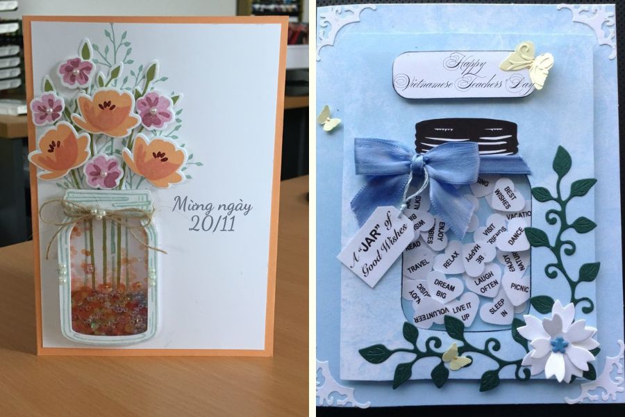 Mẫu Thiệp 20/11 Phong Cách Nghệ Thuật – Sáng Tạo Và Cá Tính - mẫu 2