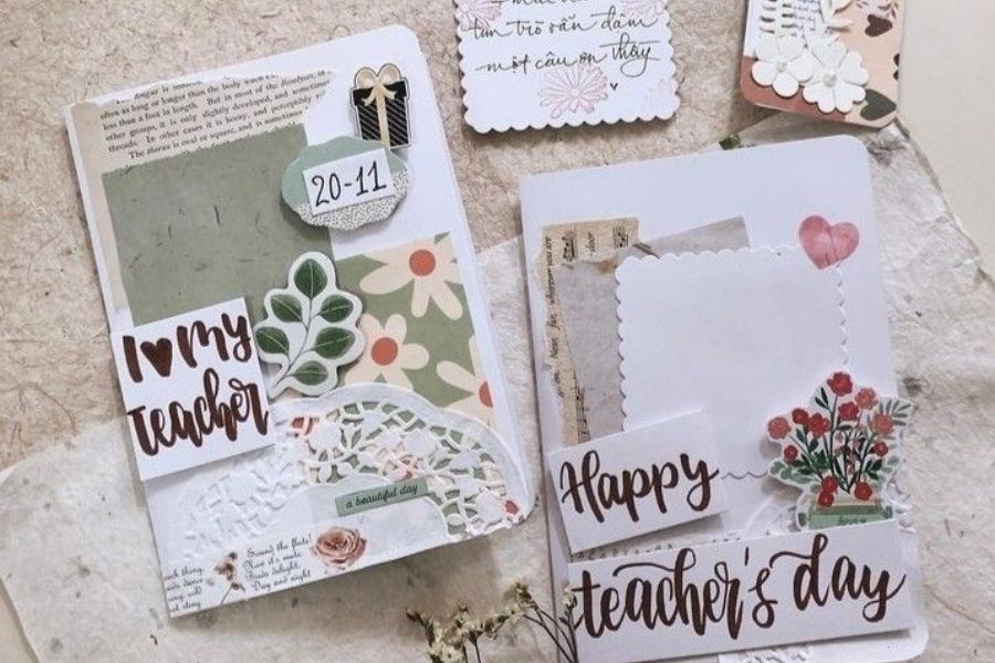 Mẫu Thiệp 20/11 Phong Cách Nghệ Thuật – Sáng Tạo Và Cá Tính - mẫu 4