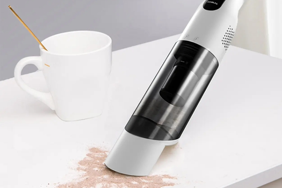 Máy hút bụi cầm tay mini.