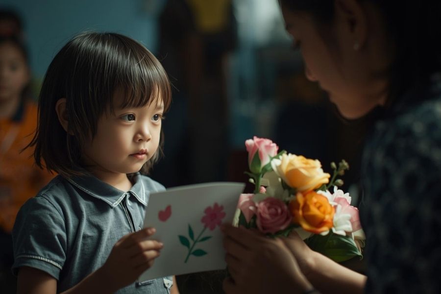 Những lời chúc này tuy ngắn, nhưng chính sự ngây ngô, dễ thương lại tạo nên sự chân thành.