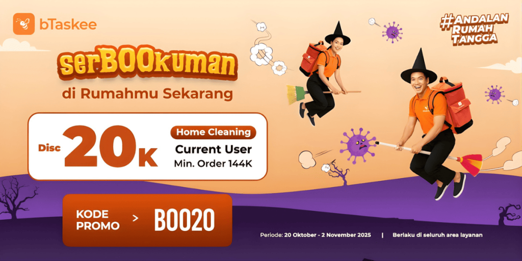 Promo Halloween Home Cleaning – Current User