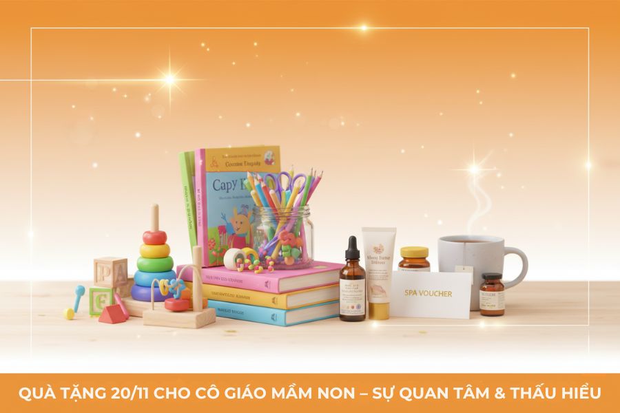 Quà 20/11 dành tặng cô giáo mầm non cần sự thấu hiểu và sẻ chia.