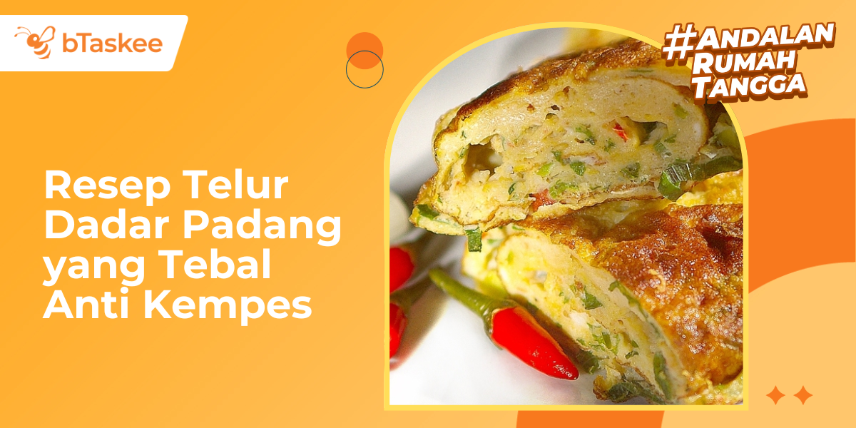 Resep Telur Dadar Padang yang Tebal Anti Kempes