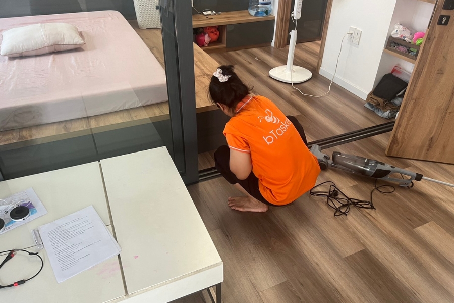 Tasker bTaskee mang lại không gian sạch chuẩn Nhật.