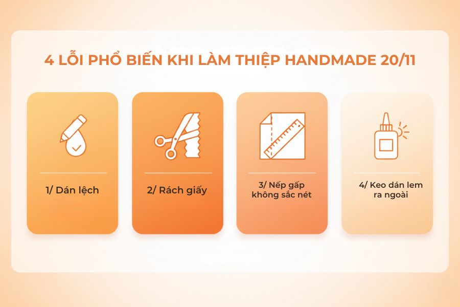 Với những mẹo nhỏ này, thiệp của bạn sẽ gọn gàng và chuyên nghiệp hơn rất nhiều.