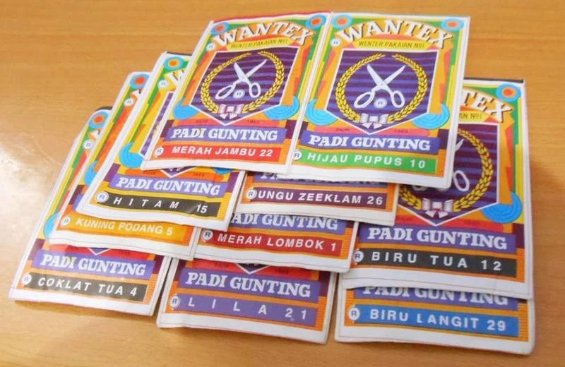 Wantex Pewarna Pakaian Cap Padi Gunting