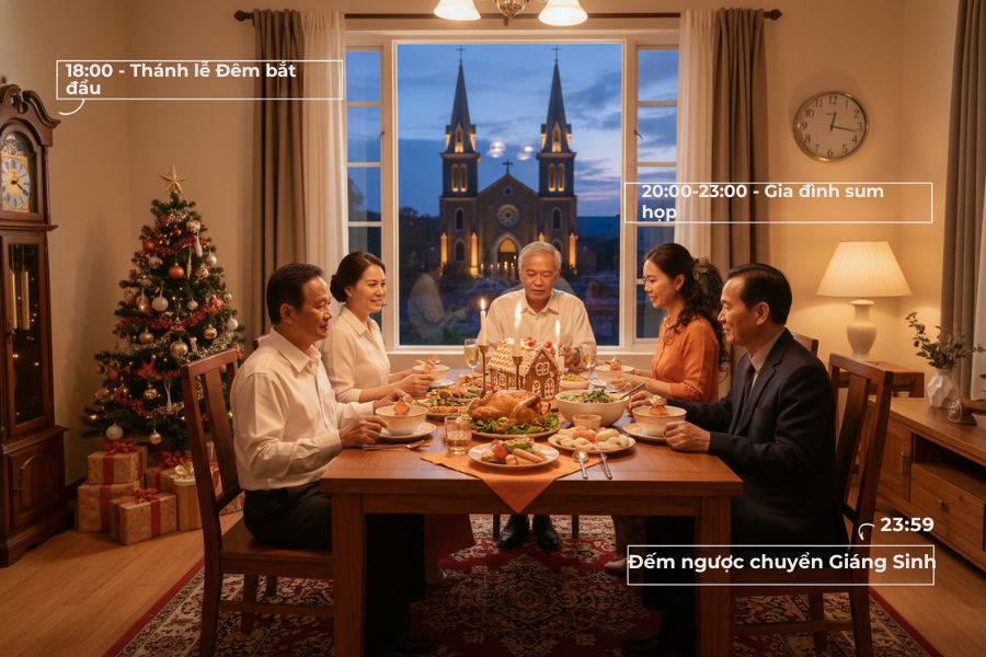 24/12 gọi là đêm Vọng Giáng sinh.