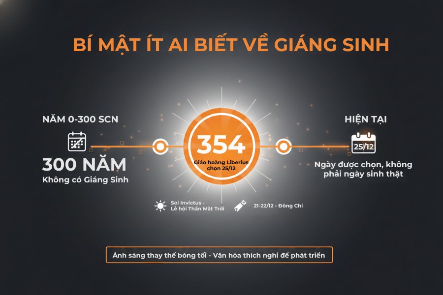 3 thế kỷ không có Giáng sinh.