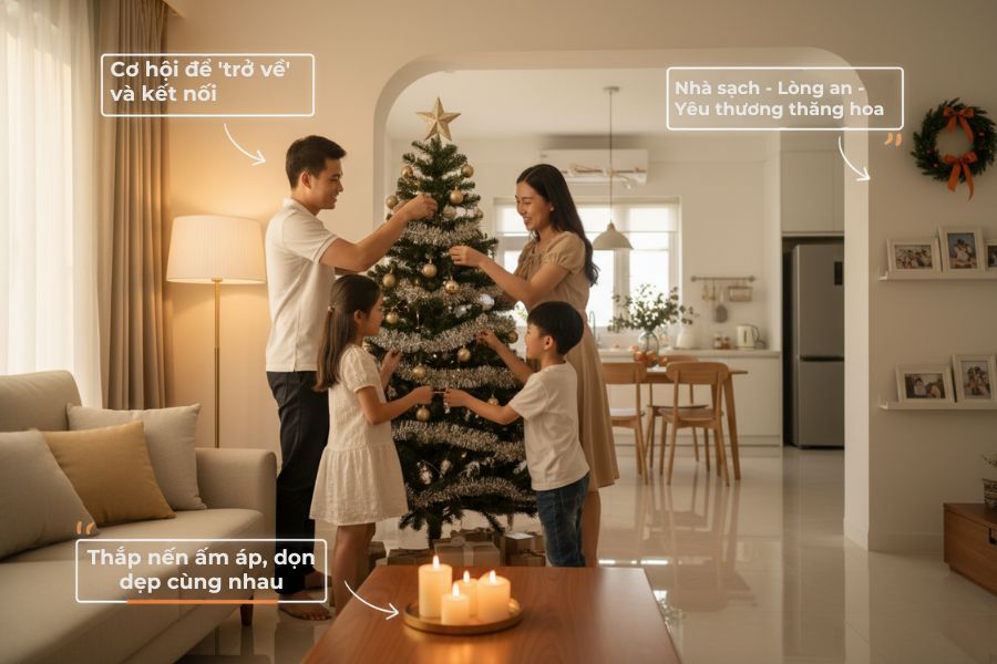 Giáng sinh tại mỗi gia đình cũng mang những ý nghĩa khác biệt.