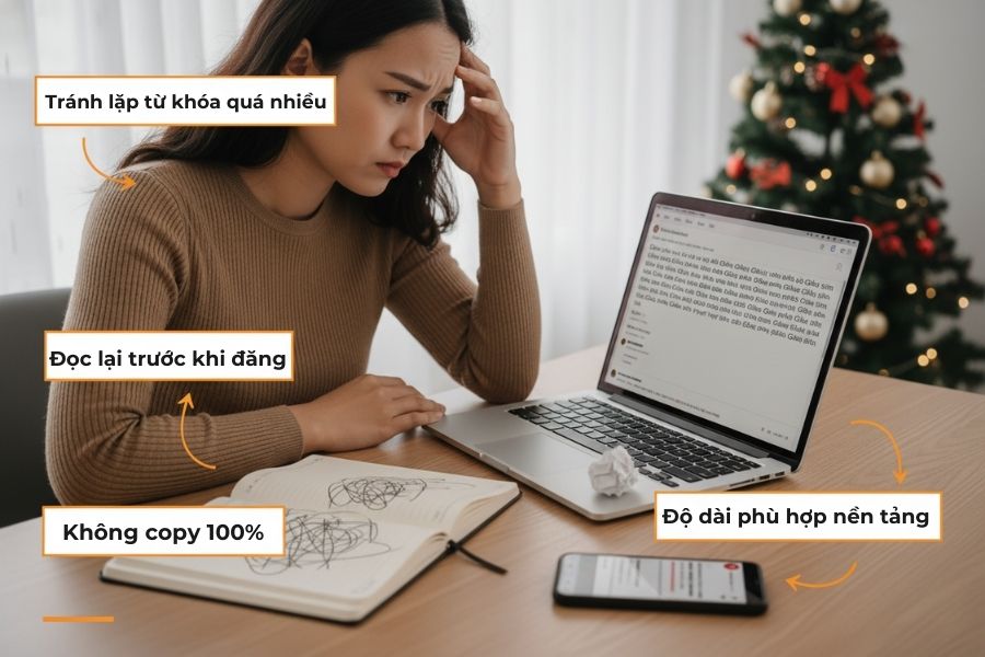 Hãy luôn kiểm tra lại nội dung trước khi bấm “post” nhé!