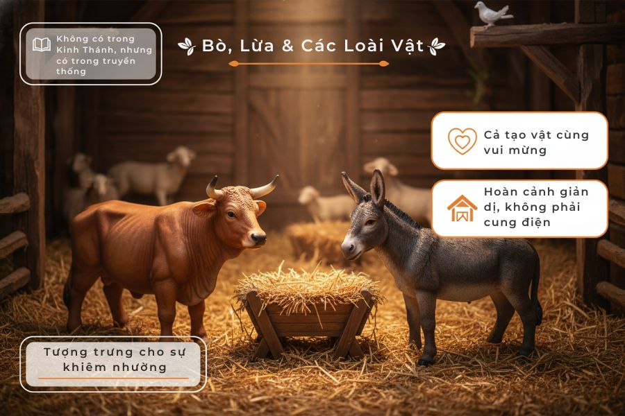 Những loài vật trong hang đá.