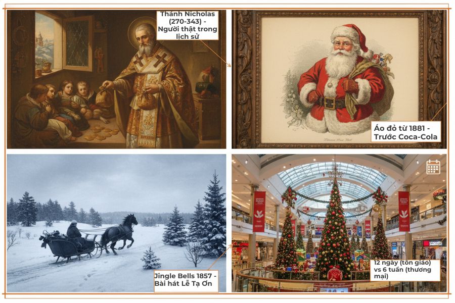 Những sự thật thú vị về Giáng sinh mà bạn có thể chưa biết.