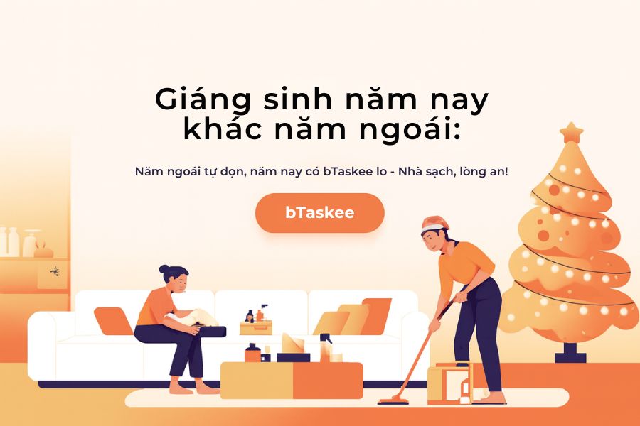 Stt Noel hài hước cho người rảnh tay vì đã có bTaskee!