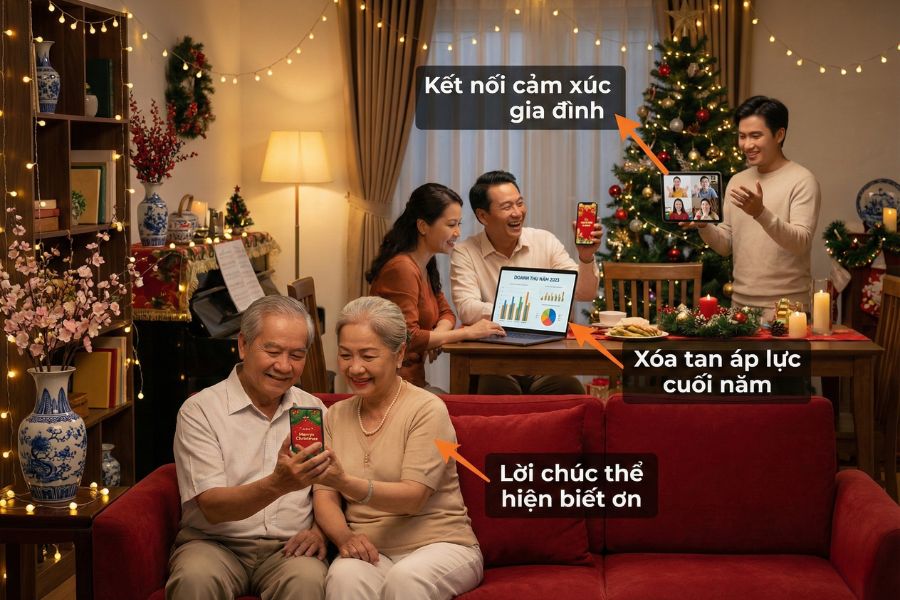 3 giá trị cốt lõi mà một lời chúc Giáng sinh mang lại.