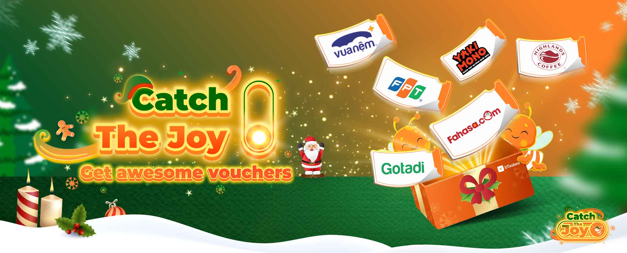 Bắt trọn niềm vui hứng voucher cực xịn