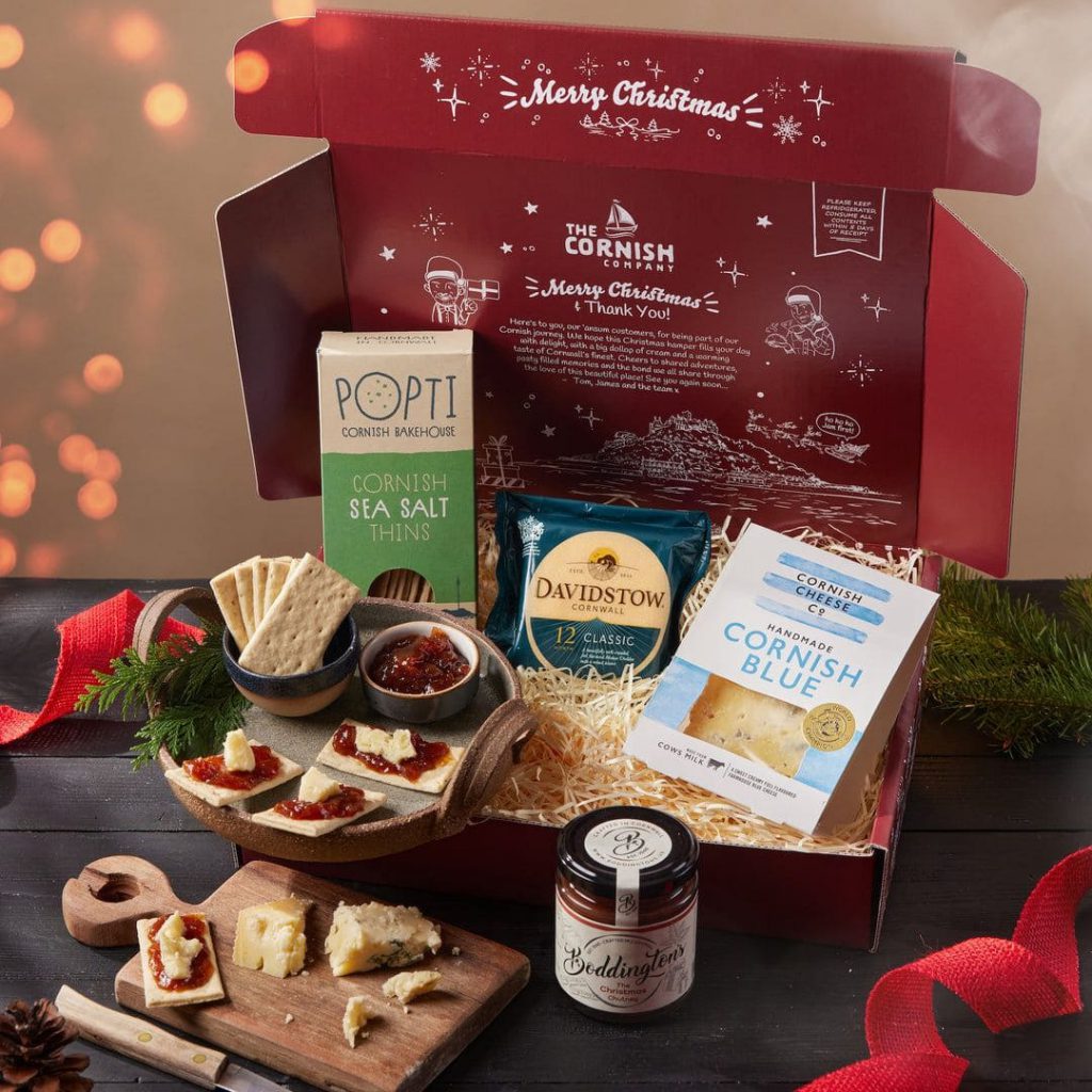 Hampers natal cheese board