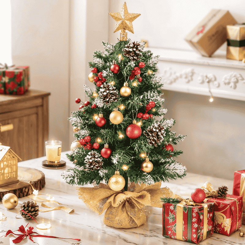 Pohon Natal Mini Hiasan Meja