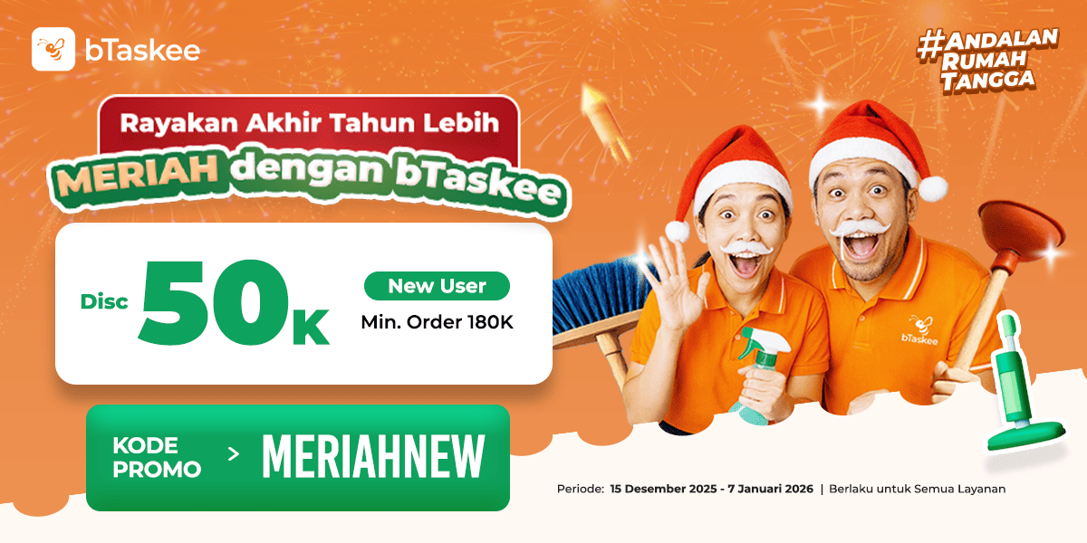 Promo Natal dan Tahun Baru bTaskee untuk Pengguna Baru
