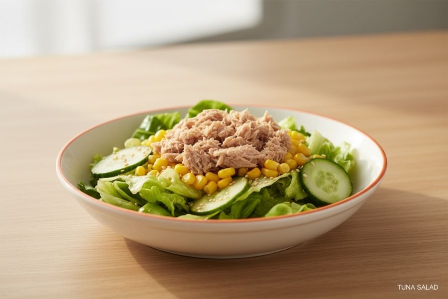 Salad cá ngừ (Tuna salad) ít béo.
