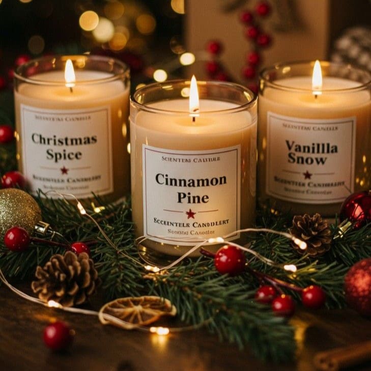 Scented candle natal