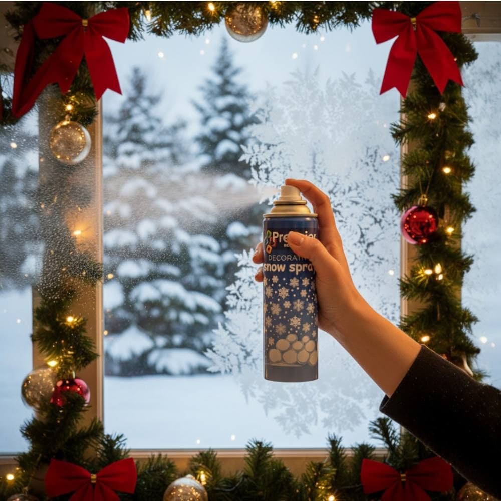 Snow spray untuk jendela