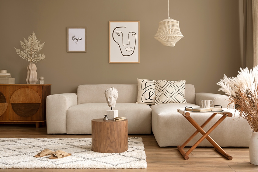 Warna cat interior sand brown