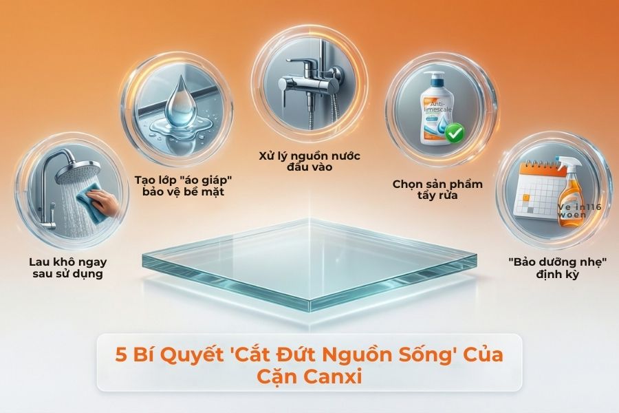 Bí quyết cắt đứt cặn canxi từ chuyên gia bTaskee.