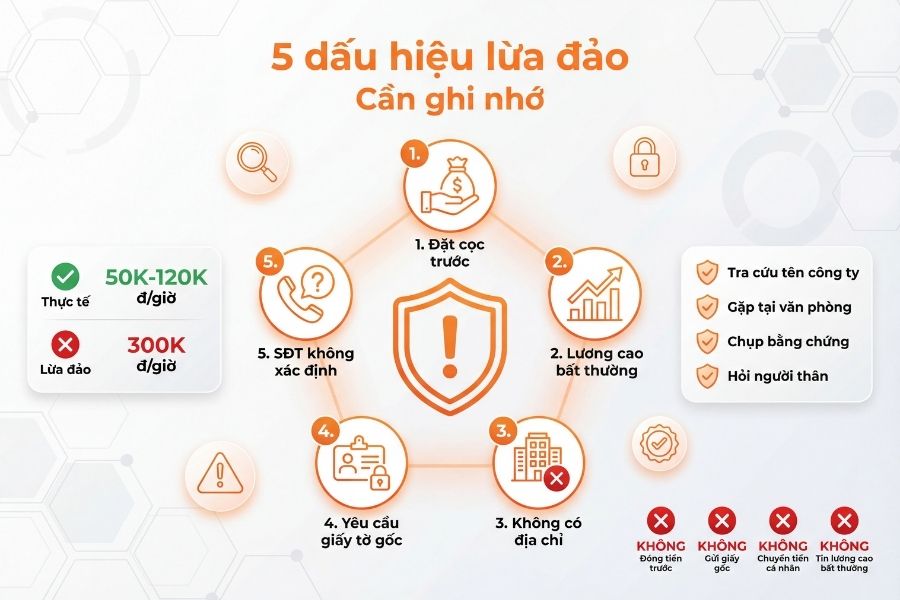 Hãy cẩn trọng với những chiêu trò gian dối khi tìm việc giúp việc nhé.