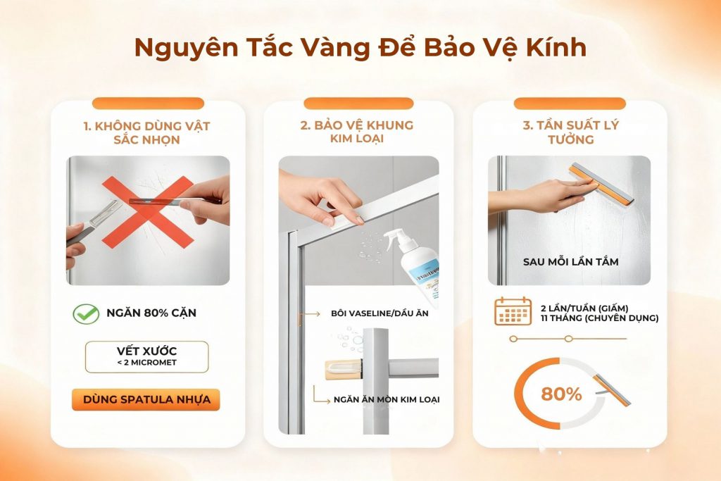 Nguyên tắc vàng để bảo vệ kính từ chuyên gia bTaskee.