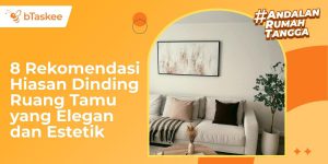 hiasan dinding di ruang tamu