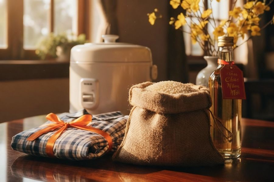 Nên chọn quà thiết thực để dành tặng cho những người làm nghề giúp việc.