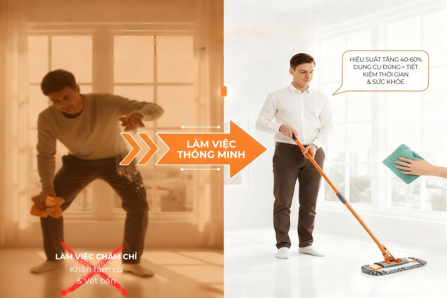 Tại sao sử dụng sức lực nhiều lại không bằng dụng cụ đúng?