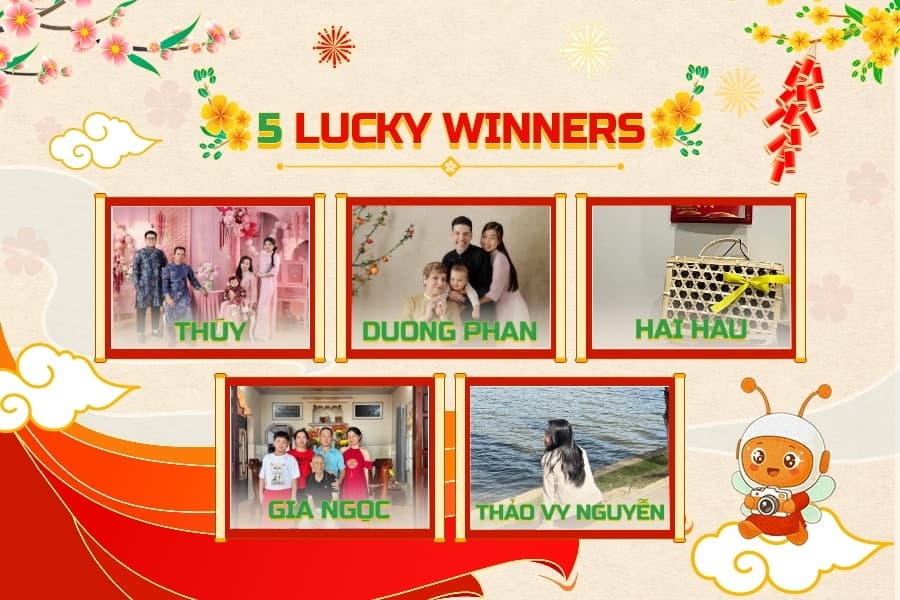 Xin chúc mừng Top 05 người chơi xuất sắc nhất.